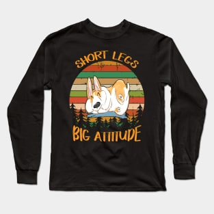 Short Legs Big Attitude (263) Long Sleeve T-Shirt